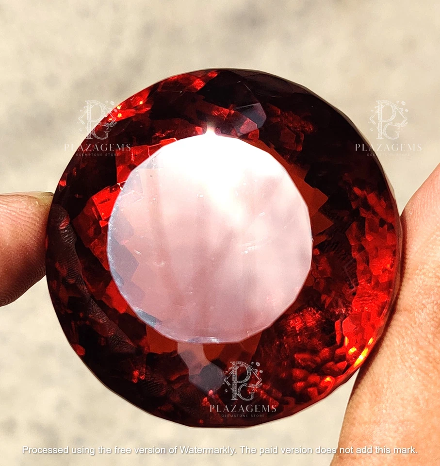 Натуральный огромный желтый цитрин бразильский драгоценный камень россыпью 671,00 карата триллионной огранки KB - Изображение 4 из 4