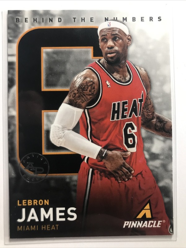LeBron James 2013-14 Pinnacle #7BEHIND THE NUMBERS ARTIST’S PROOF SSP NICE!!