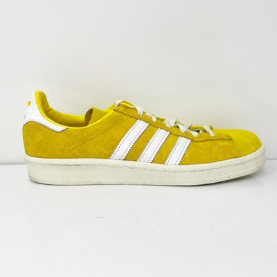 Adidas Mens Campus 80s FX5443 Yellow Casual Shoes Sneakers Size 7.5