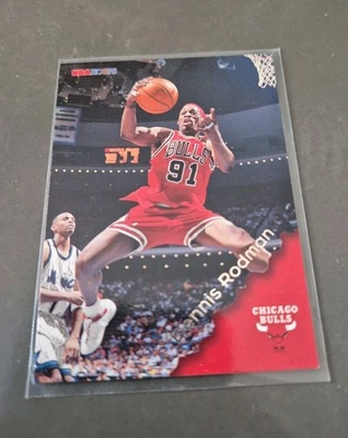 DENNIS RODMAN NBA CARD HOOPS 1996-97 # 25 BULLS PISTONS SPURS - Bild 1 von 4
