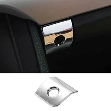 For Ford Mustang 2015-2021 Chrome Co-Pilot Storage Box Handle Cover Trim 1PCS