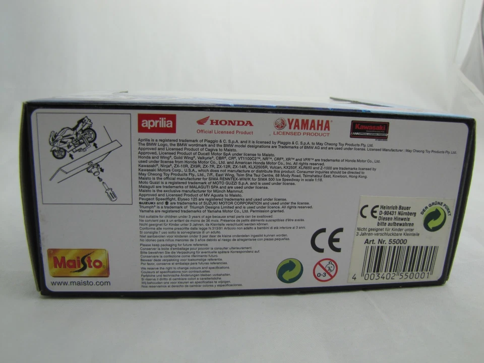 Maisto Honda CBR 1100 XX Motorrad - Spezial Edition - 1:18 - Bild 3 von 3