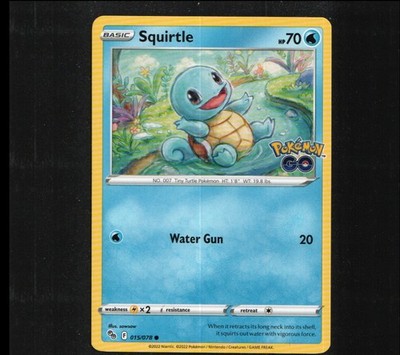 Squirtle 015/078 Pokemon GO Normal Common PGO