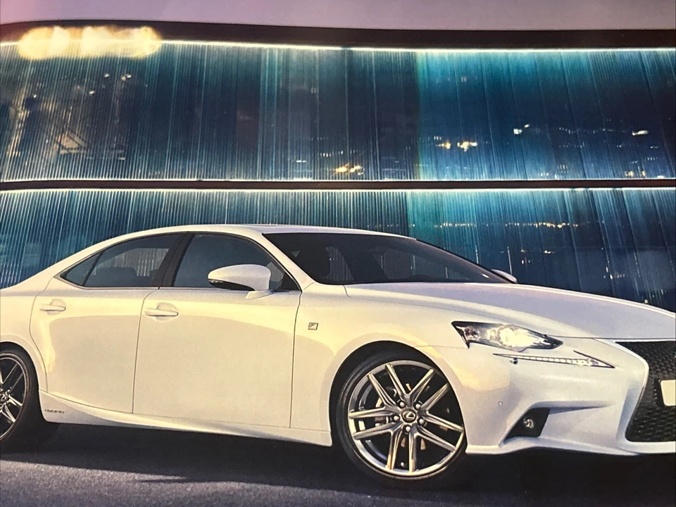 The Lexus IS Range Car Sales Info Brochure Frameable May 2015 - Image 2 of 4