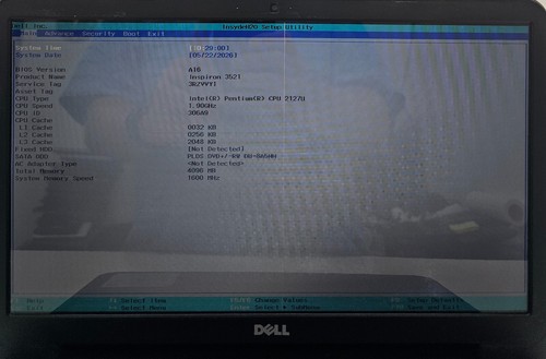 Dell Inspiron 3521 15,6" computer portatile Intel Pentium 2127U 4 GB Ram NO HD/OS (FL) - Foto 2 di 8