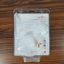 Spectra Pump Wide Breast Shield Set Double Pumping Size M 24mm New