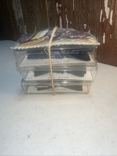 NOS Boys Clip On Bow Ties. Tied With Original String As Found Read Description