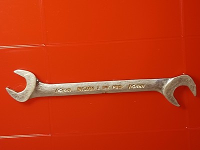 Snap-on svsm14 14mm flank drive plus four way open end angle head Offset wrench