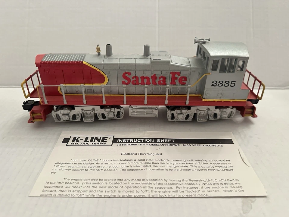 K Line O/O27 Santa Fe Loco #2335 Wrong Box - Image 2 of 4
