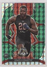 2022 Panini Mosaic Rookies Green Mosaic Prizm Arnold Ebiketie #383 2l4