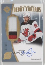 2022-23 Upper Deck Ultimate Collection Debut Threads 3/99 Reilly Walsh Auto 0c3