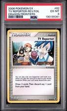 Pokemon EX Dragon Frontiers Reverse Holo Foil TV Reporter 82/101 PSA 6 on eBay