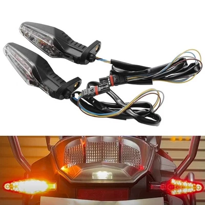 Clignotants et feux arri��re LED rouge ambre pour motos pour BMW 2019 2025 - Photo 1/4