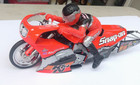 2001 , Snap On. Steve Johnson 1:9 Pro Stock Motorcycle w/ Rider. 1 Of 2850 NIB