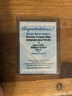 KONNOR GRIFFIN 2026 BOWMAN CHROME MEGA AUTO AQUA PARALLEL/125 REDEMPTION CARD!!