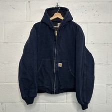 Carhartt Quilted Hooded Active Jacket Dark Navy J140