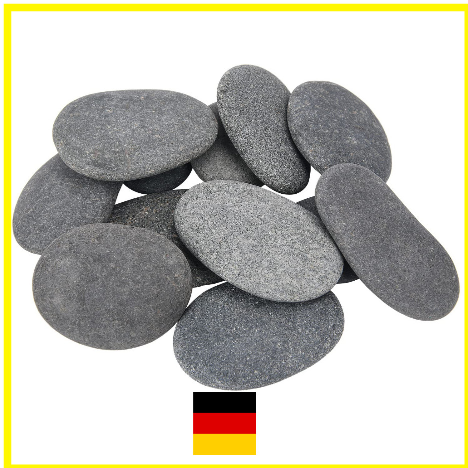 Natürliche Flusssteine | Große Oberfläche | Malen für Zen-Garten