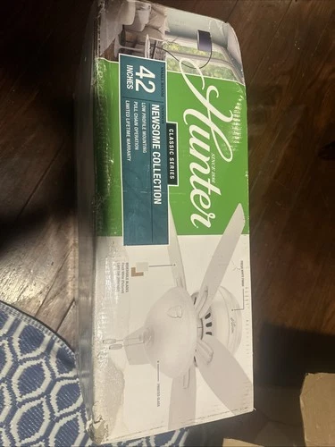 Hunter 5108c 42" Ceiling Fan - White - Picture 1 of 4