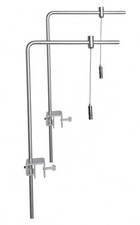 Aluminum Aquarium LED Light Mounting Kit, Fish Tank LED Stand Kit, Adjustable