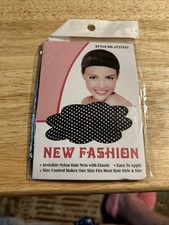 New In Pack Wig Cap Hair Net One Sz Appropriate Length Stretch Breathable
