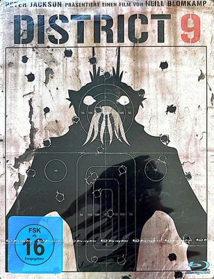 District 9 Steelbook Blu Ray Brand New Factory Sealed German Import Region Free