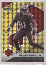 2021 Panini Mosaic Reactive Yellow Mosaic Prizm Antoine Winfield Jr #192 0wp8