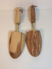 Rochester Shoe Tree Co Cedar Wood Shoe Shapers Trees Ashland NH USA Size L VTG