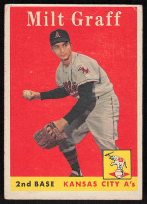 1958 Topps  #192 Milt Graff  UER