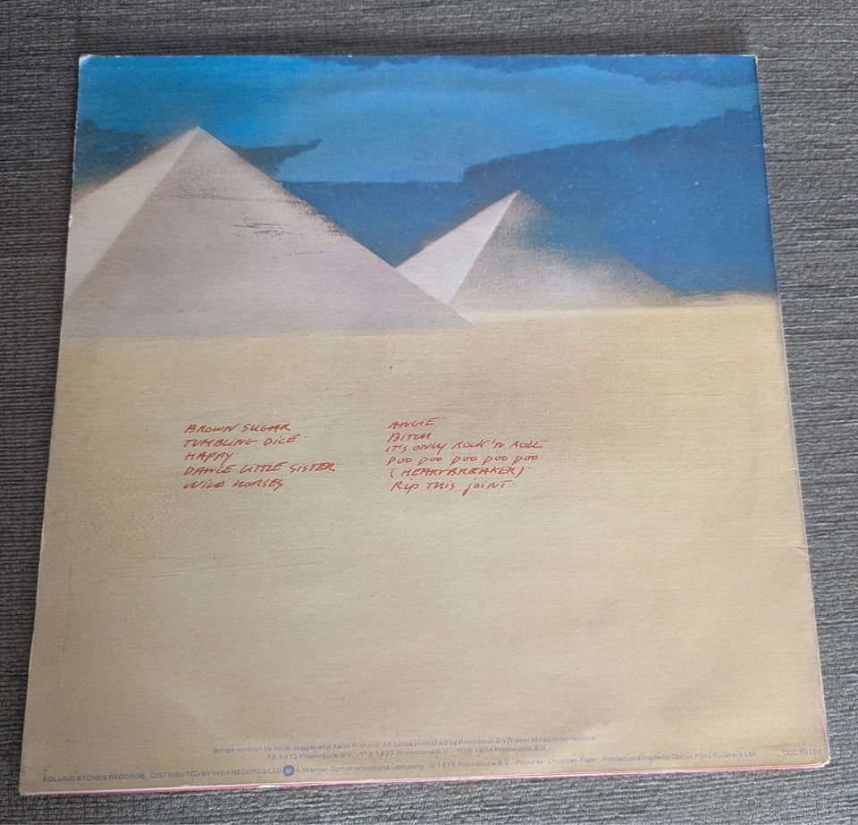 Rolling Stones Made In The Shade Vinyl LP Record (1975) *PLAY TESTED* - Image 2 of 4