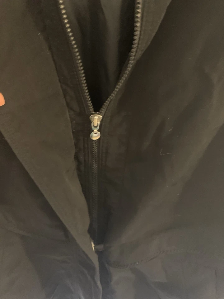 F S Limited Fleet Street Black Lightweight Coat Vintage Windbreaker - Image 4 of 4