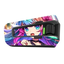For Cardo Packtalk Edge Protection Sticker Decal Anime Colorful Girl