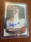 Sadiq White 2025-26 Bowman Basketball Chrome Auto 1st CPA-SWH Syracuse Orange🍊