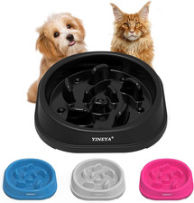 Anti-Choking Slow Feeder Dog Bowls Small Size Dog, Slow Feeder Cat Bowl - Small
