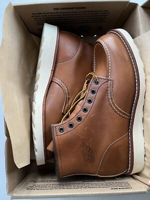 Red Wing 10875 Moc Toe Leather Lace Up Work Boots Mens 9 EE Red Wing Shoes Men main image 4
