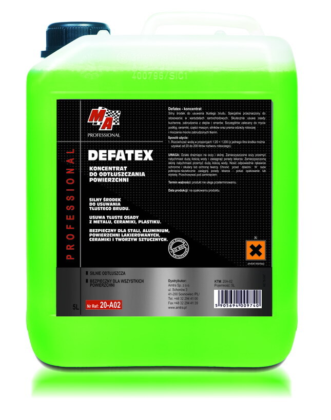 5905694009740 ODTUSZCZACZ 5Л DEFATEX MA PROFESSIONAL 6890₽