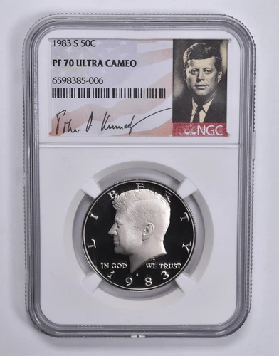 PF70 UCAM 1983-S Kennedy Half Dollar NGC Special Label