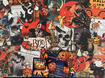 ●BOO Seesaw Puzzles BOO! Happy Halloween Collage Puzzle 1000 Pcs 18.9