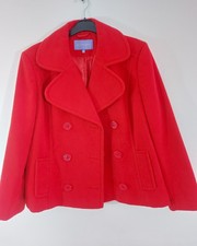 Autonomy Women's Long Sleeve Double Breasted Ladies Jacket Red Uk 16 Eur 44