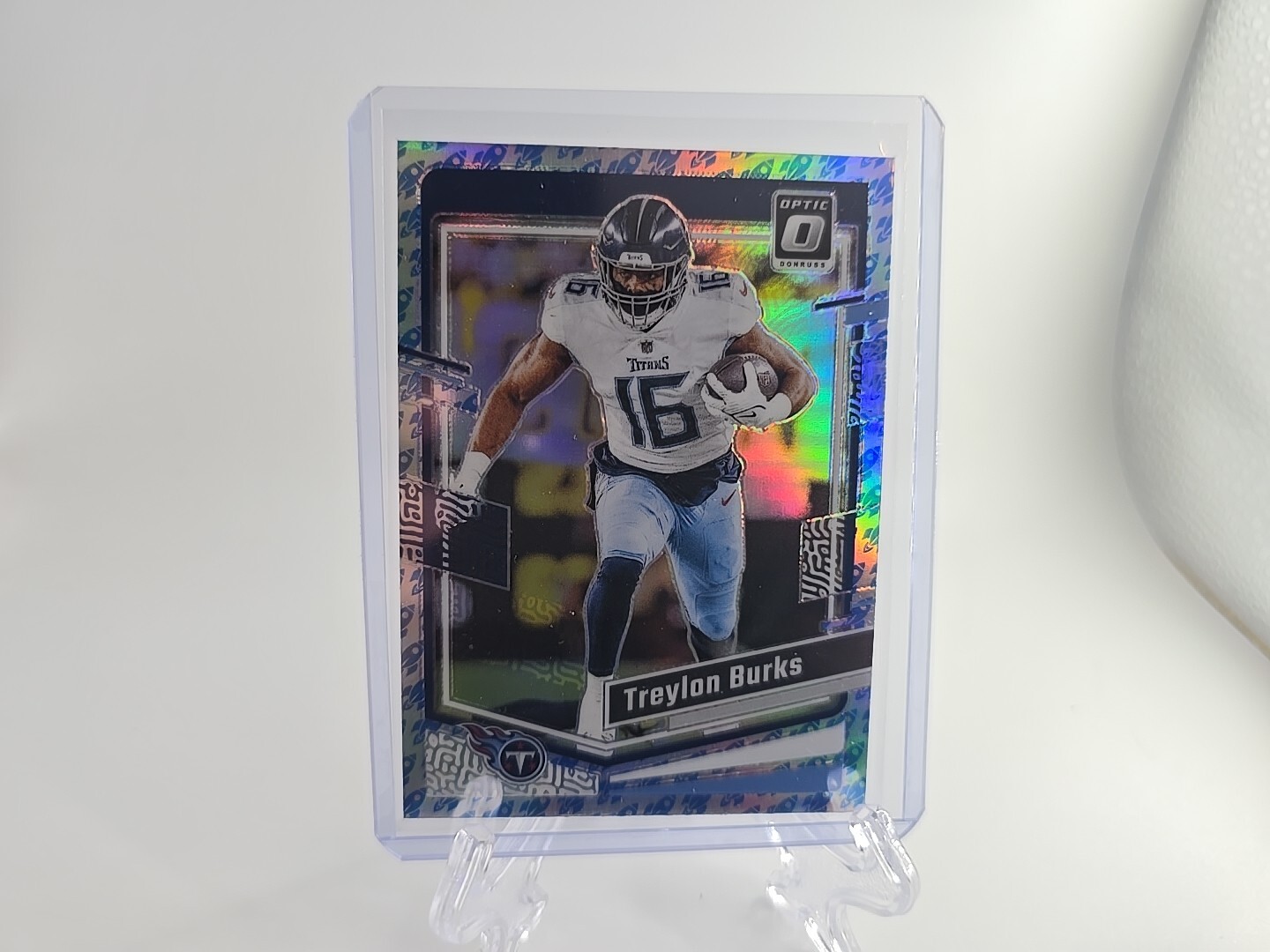 2023 Panini Donruss Optic Prizm Treylon Burks Tennessee Titans Rocket Emoji #194