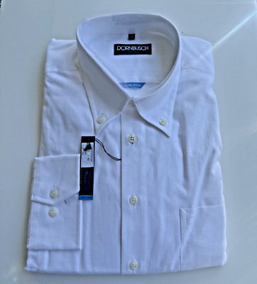 Dornbusch Non Iron Herrenhemd Langarm Oberhemd -  Gr. XL - 44  **NEU**