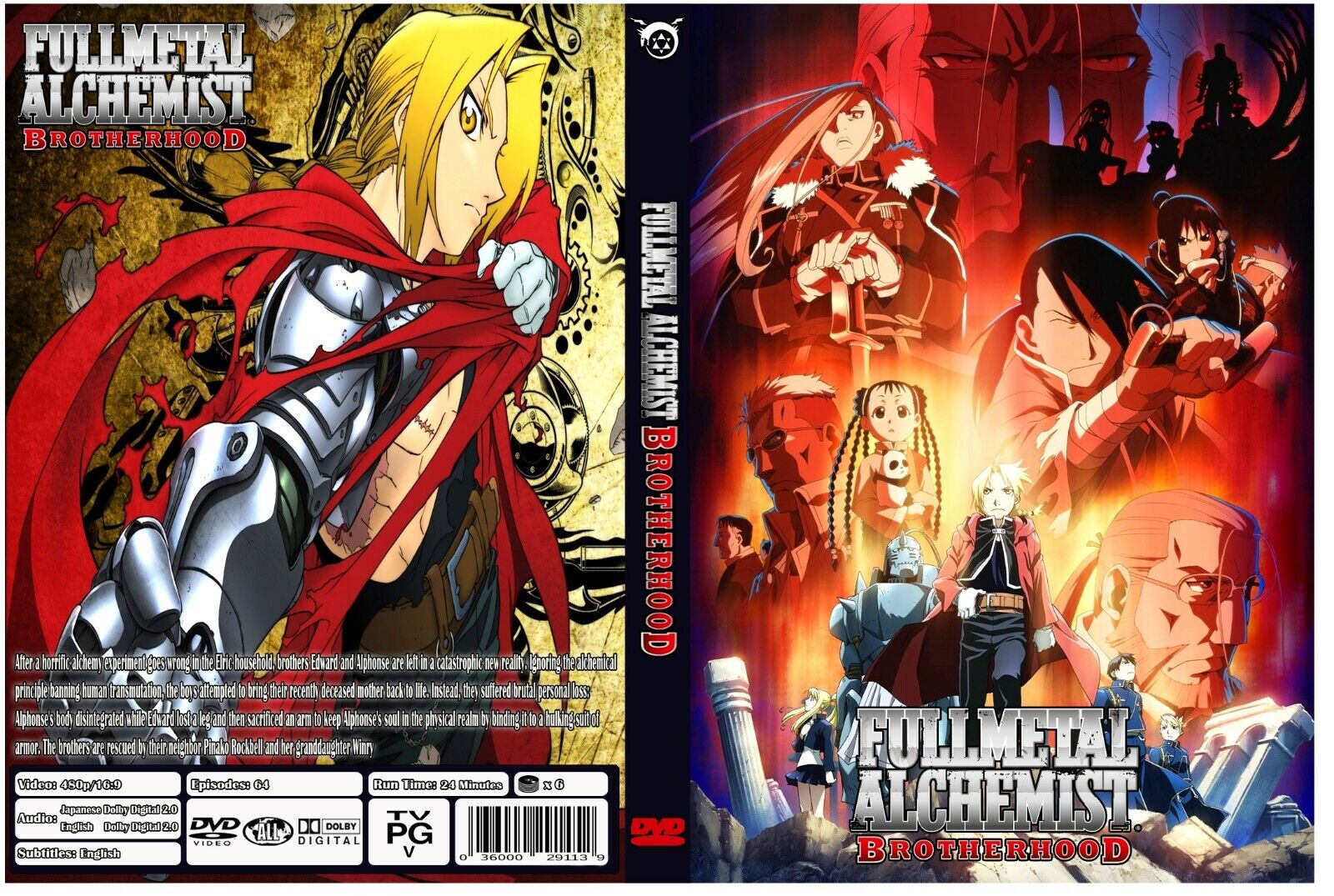 FULLMETAL ALCHEMIST CLÁSSICO VS BROTHERHOOD 