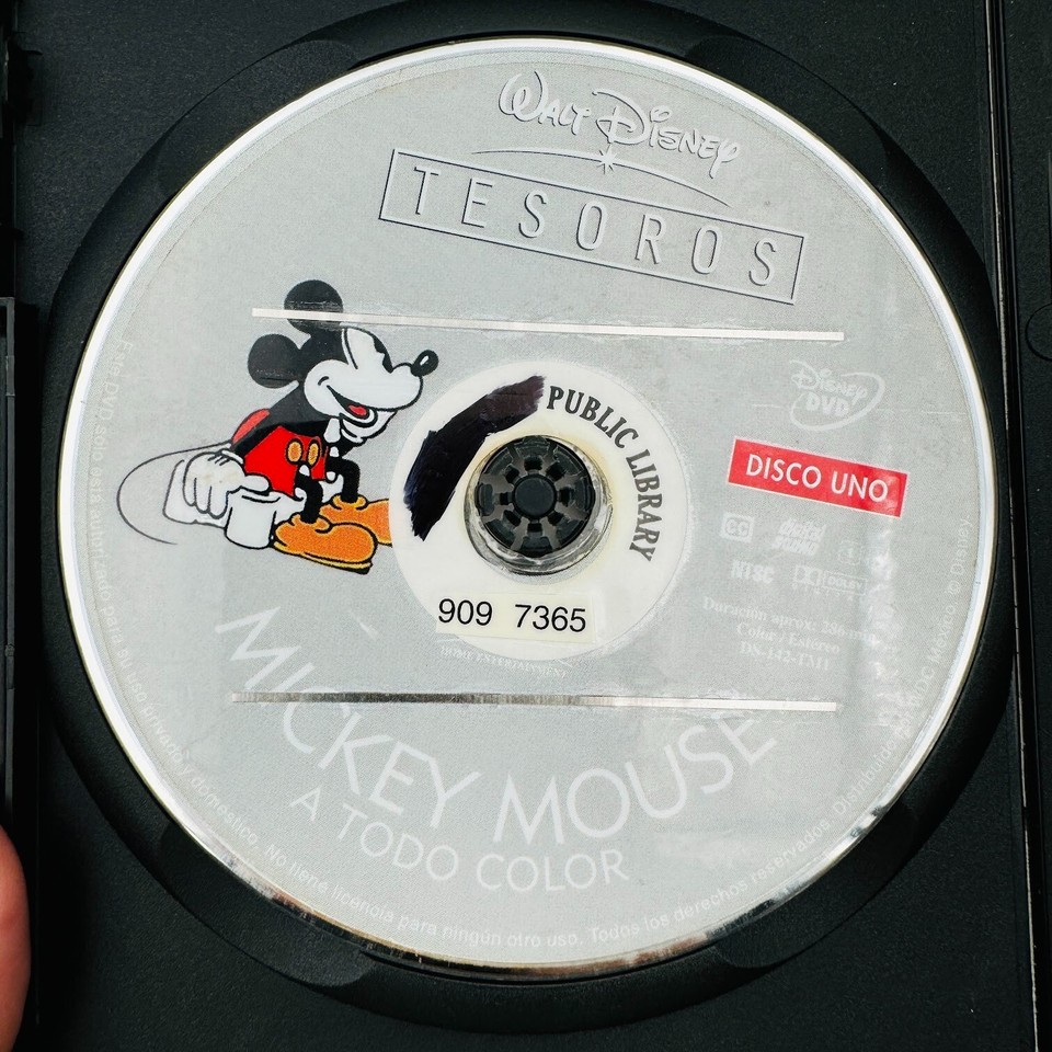 Walt Disney Treasures Mickey Mouse In Living Color Volume 1 (Missing