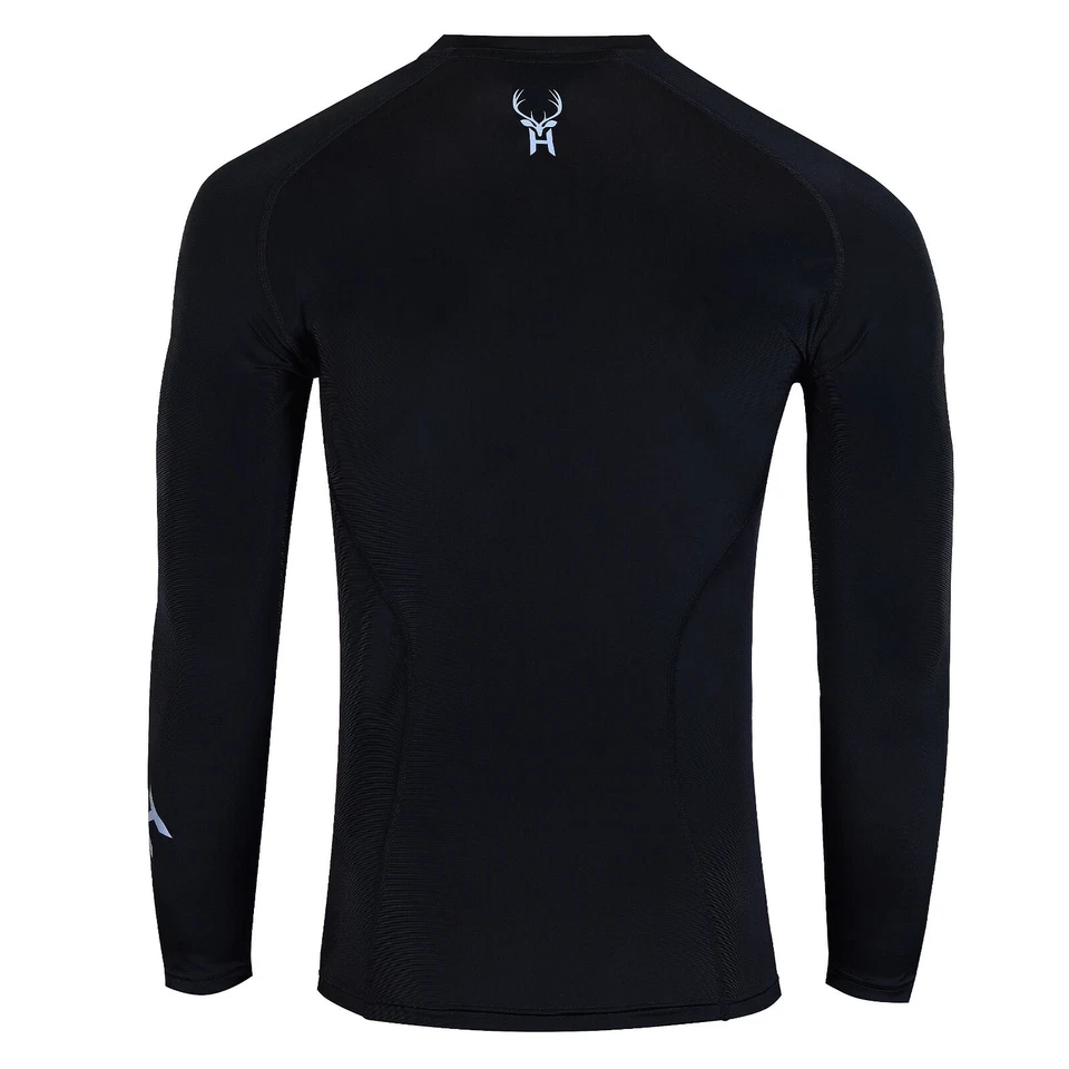 Men's MMA Rash Guard Top Full Sleeve Compression BJJ Wrestling Grappling - Image 2 of 4