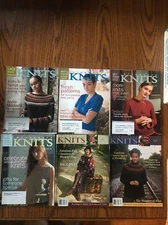 (6) INTERWEAVE KNITS Knitting Book/ Magazines Various Years. (ck9