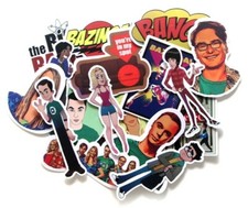 Big Bang Theory Themed Set of 17 Assorted Stickers Decal