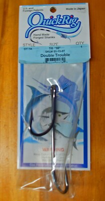 Quick Rig Double Trouble Trolling Hook 7/0 90 degree