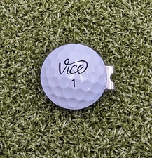 Vice Golf Ball Marker With Magnetic Hat Clip