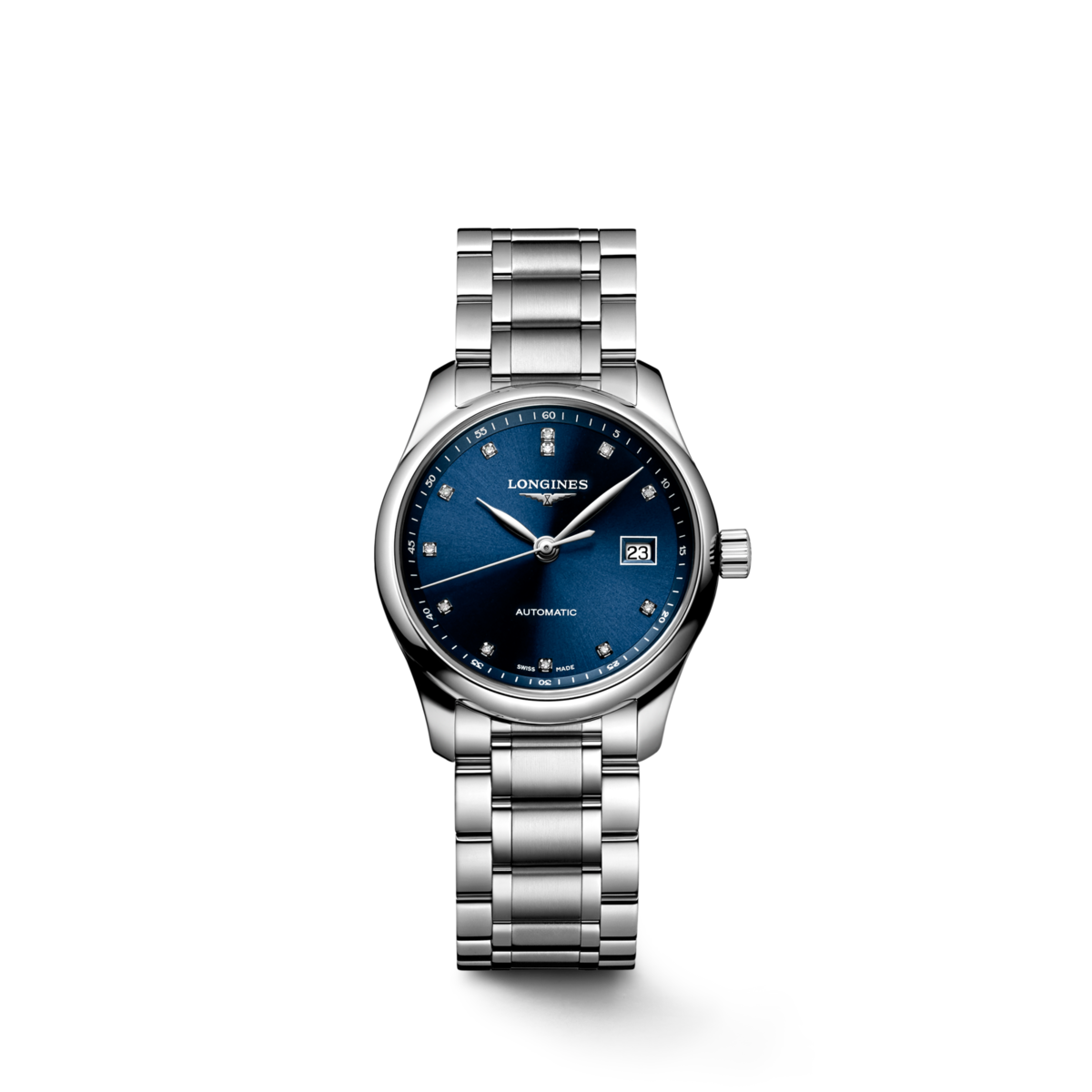 LONGINES L22574976 MASTER COLLECTION SUNRAY BLUE STEEL BRACELET 29MM