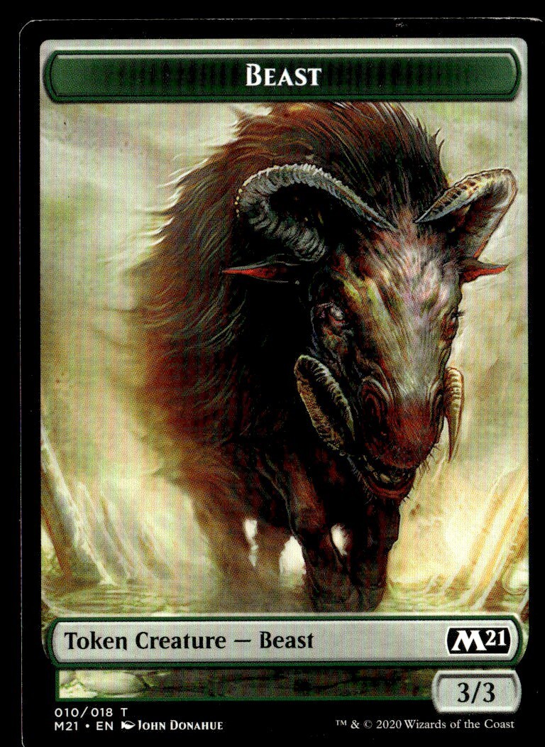 2020 Ikoria Beast Token Common #10 MTG Lair of Behemoths