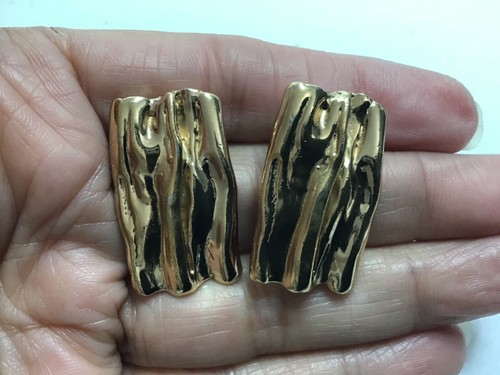 Vintage CINER SEA SHELL Goldtone Pin signed JOANNE COOPER ~HUGE RARE! - Picture 4 of 9